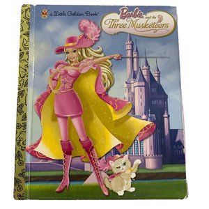 Little Golden Book Barbie and the Three Musketeers Ephemera Junk Journal